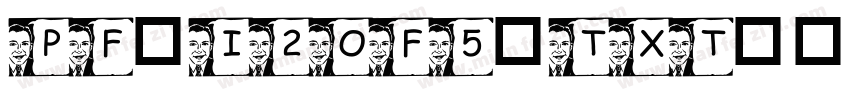 PF_I2OF5_TXT字体转换