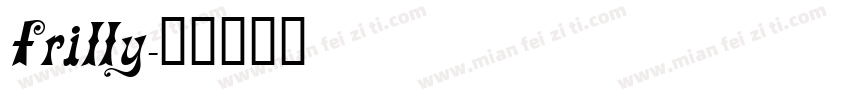 Frilly字体转换
