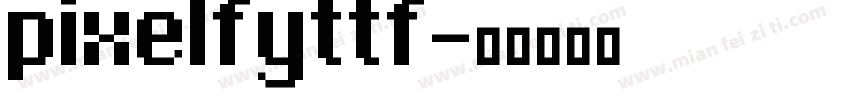 pixelfyttf字体转换