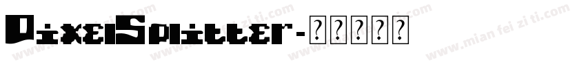 PixelSplitter字体转换