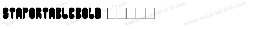 STAPortableBold字体转换