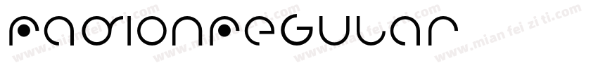 RadionRegular字体转换