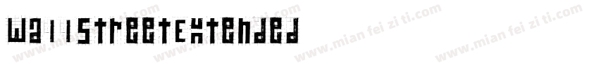 WallStreetExtended字体转换