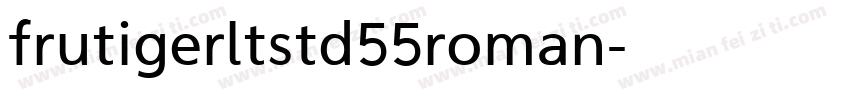 frutigerltstd55roman字体转换