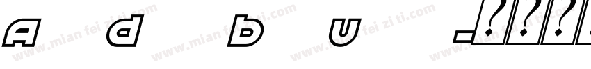 AstralDelightBlackUpright字体转换