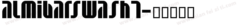 ALMIBARSWASH1字体转换
