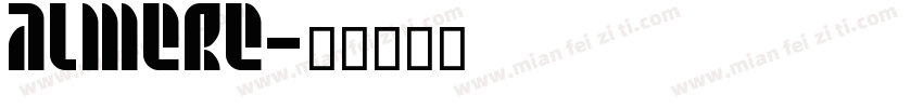 almere字体转换