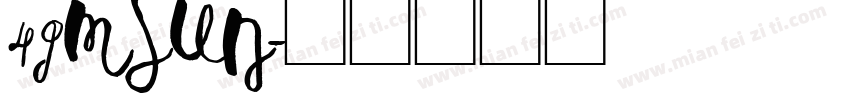49mSun字体转换