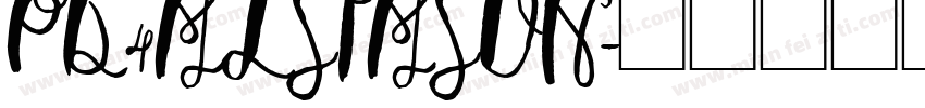 PD4MLSIMSUN字体转换