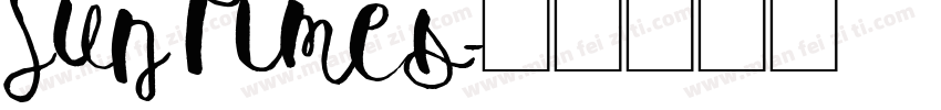 SunTimes字体转换
