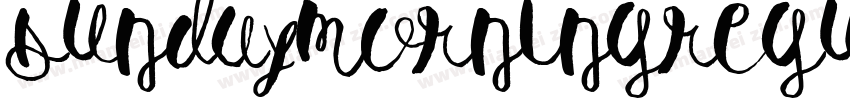 sundaymorningregular字体转换