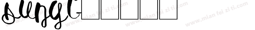 sungt字体转换