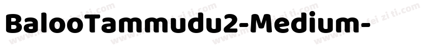 BalooTammudu2-Medium字体转换