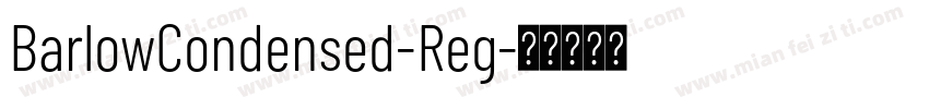BarlowCondensed-Reg字体转换