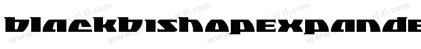 BlackBishopExpanded-AVB7字体转换