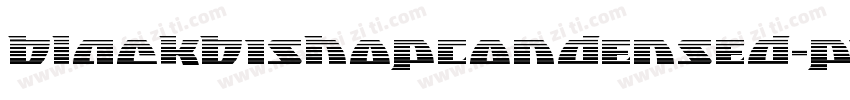 BlackBishopCondensed-pYzr字体转换