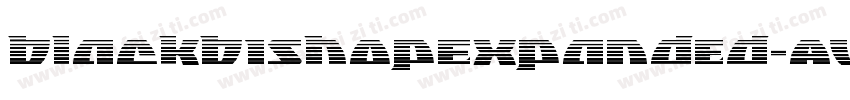 BlackBishopExpanded-AVB7字体转换
