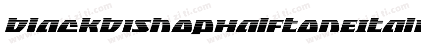 BlackBishopHalftoneItalic-jlzM字体转换