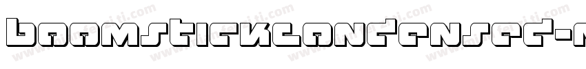 BoomstickCondensed-m9pm字体转换