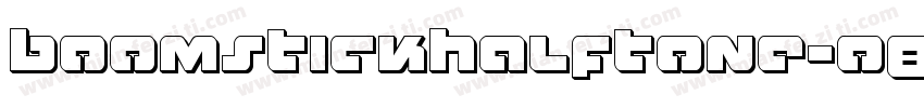 BoomstickHalftone-o804字体转换