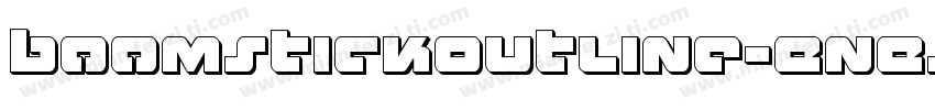 BoomstickOutline-EnEj字体转换