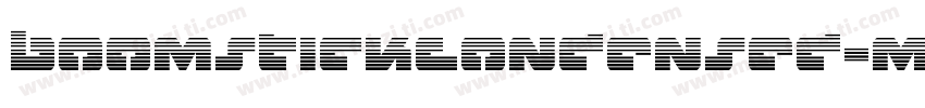 BoomstickCondensed-m9pm字体转换