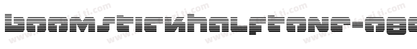 BoomstickHalftone-o804字体转换