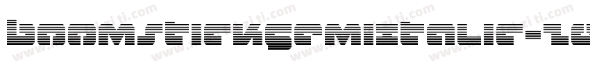 BoomstickSemiItalic-Z0ZB字体转换