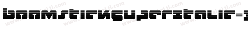 BoomstickSuperItalic-34j3字体转换