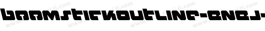 BoomstickOutline-EnEj字体转换