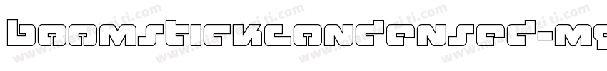 BoomstickCondensed-m9pm字体转换