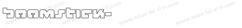 boomstick字体转换