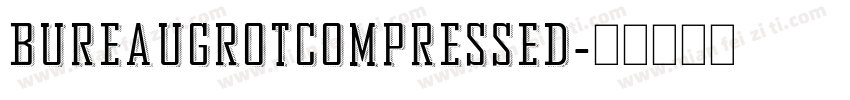 BureauGrotCompressed字体转换