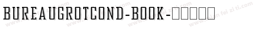 BureauGrotCond-Book字体转换