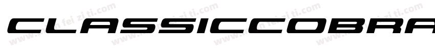 ClassicCobraChrome-GRGZ字体转换