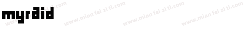myraid字体转换