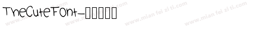 TheCuteFont字体转换