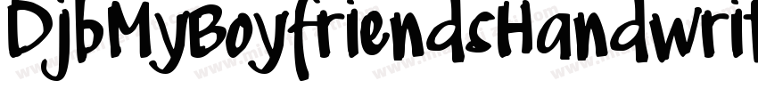 DjbMyBoyfriendsHandwriting-z1mG字体转换