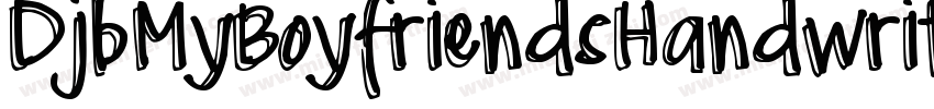 DjbMyBoyfriendsHandwriting-z1mG字体转换