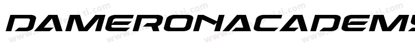 DameronAcademyItalic-Va1Z字体转换