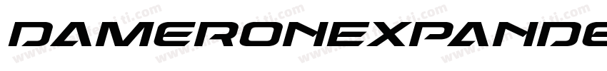 DameronExpanded字体转换