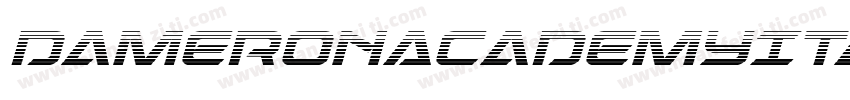 DameronAcademyItalic-Va1Z字体转换