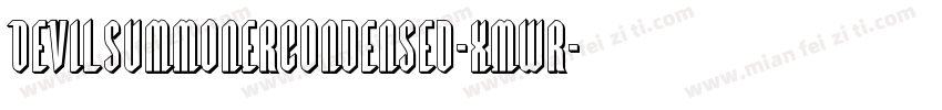 DevilSummonerCondensed-xmwr字体转换