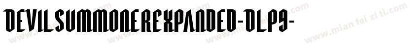 DevilSummonerExpanded-Dlp9字体转换