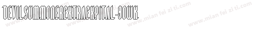 DevilSummonerExtraExpItal-9OWK字体转换