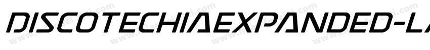 DiscotechiaExpanded-lmAV字体转换