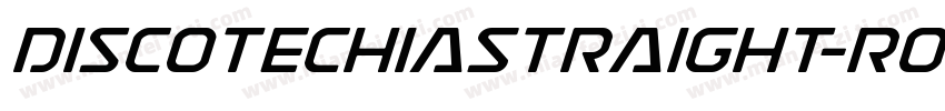 DiscotechiaStraight-rozA字体转换