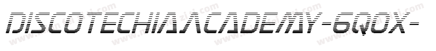 DiscotechiaAcademy-6qox字体转换
