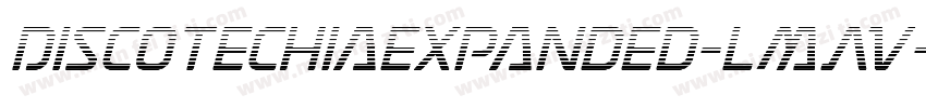 DiscotechiaExpanded-lmAV字体转换