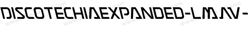 DiscotechiaExpanded-lmAV字体转换